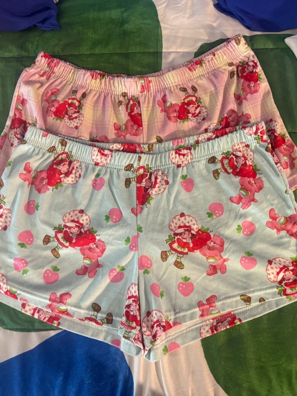 EUC - Bundle of 2 - Strawberry Shortcake Lounge Shorts - Size Large